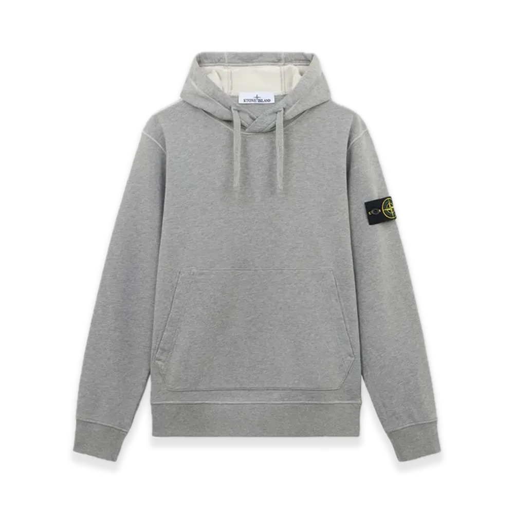 Stone Island 6100045 Organic Cotton Fleece "Dust Grey Melange"