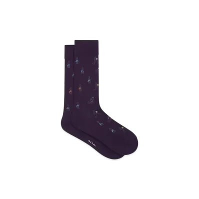 Paul Smith People Socks "DarkPurple"