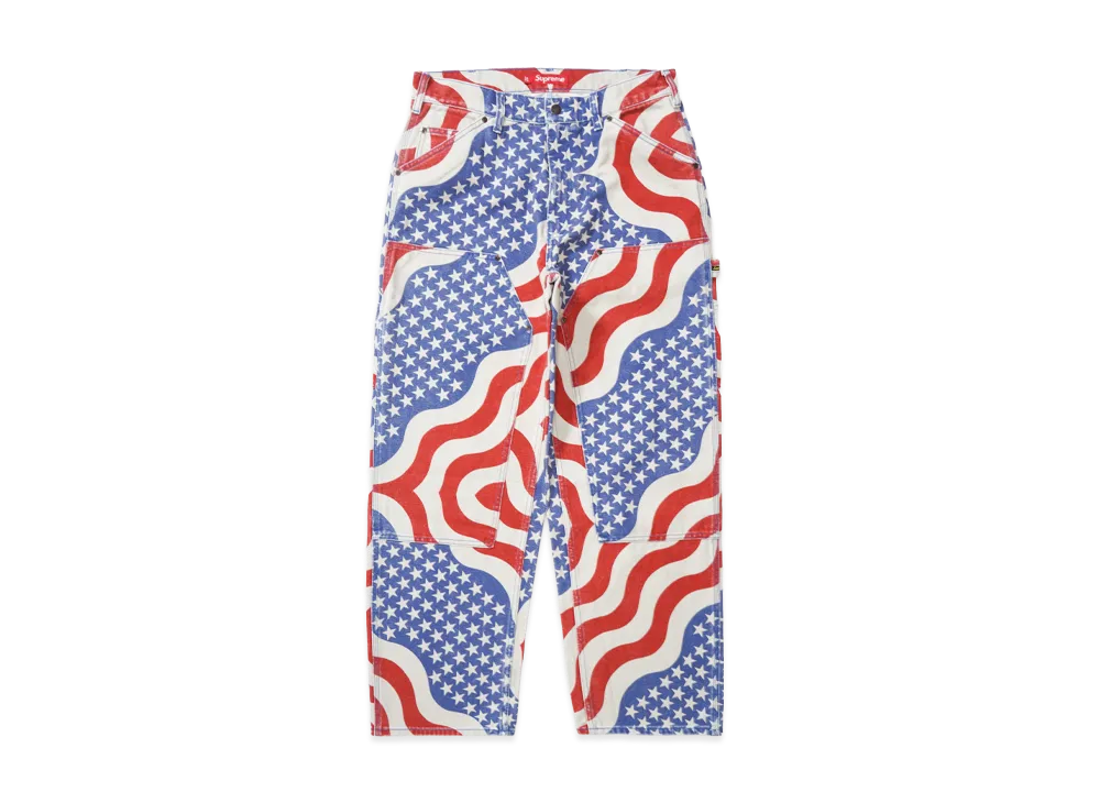 Supreme Flag Double Knee Painter Pant "Multicolor"