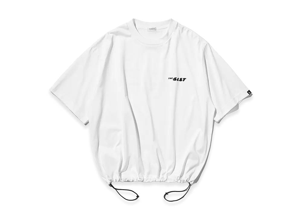 CLESSTE CLST Logo Print S/S T-Shirt With Drawstrings "White"