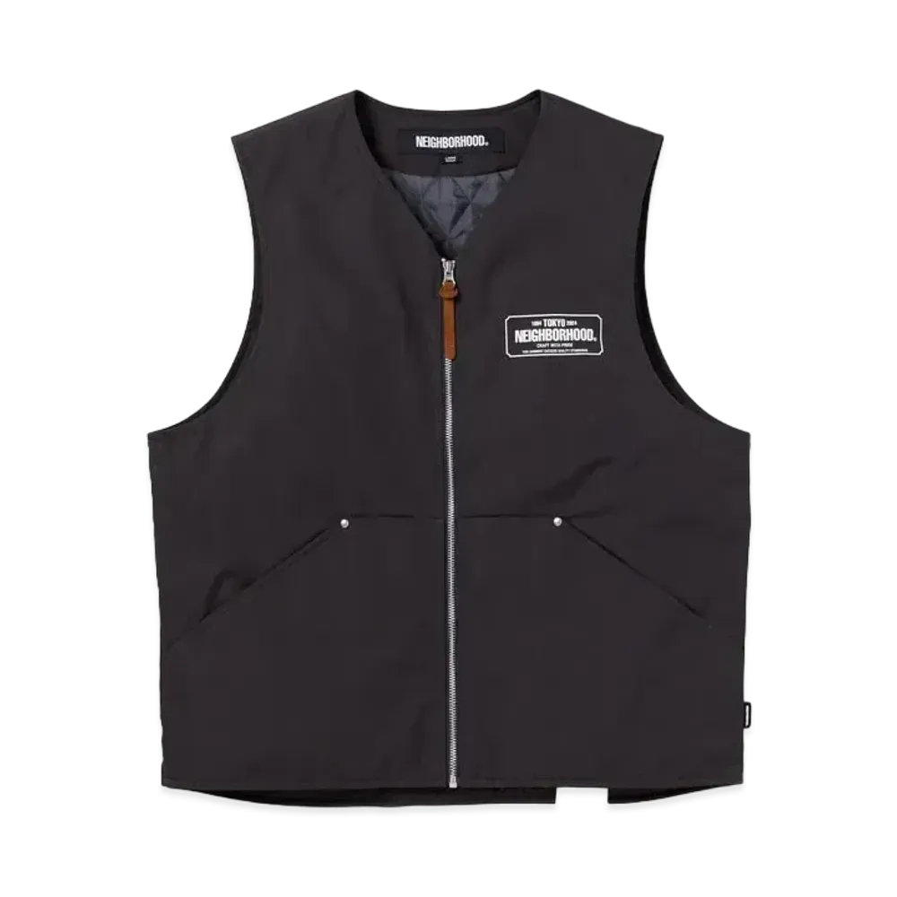 NEIGHBORHOOD Padded Work Vest "Charcoal"