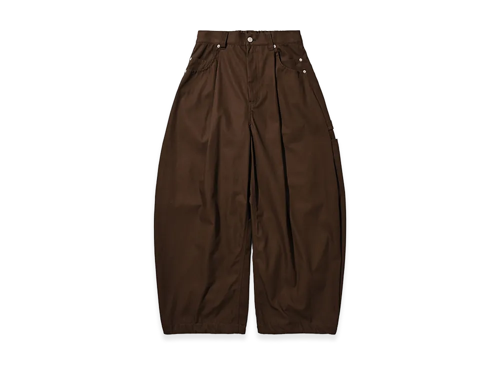 CLESSTE T/C Gabardine City Massive Utility Pants "Brown"