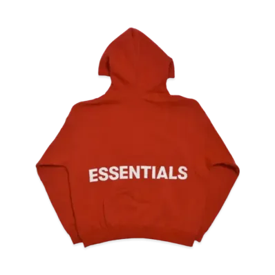 FEAR OF GOD Essentials Graphic Pullover Hoodie "Red"