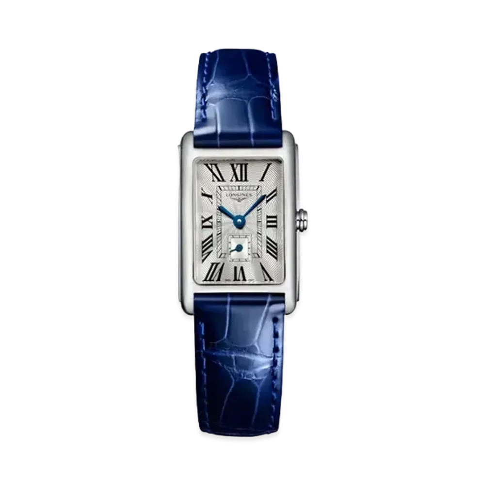 Longines Dolcevita 20.80 x 32.00 mm "Silver Franke/Stainless Steel/Blue" L5.255.4.71.7