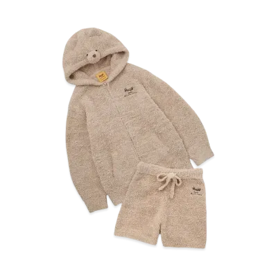 GELATO PIQUE x Steiff Jimmy Parka & Short Pants Set "Brown"