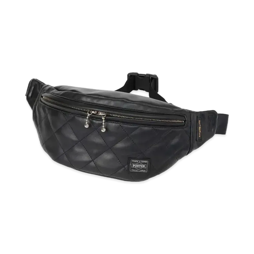 PORTER x Lewis Leathers Waist Bag "Black"