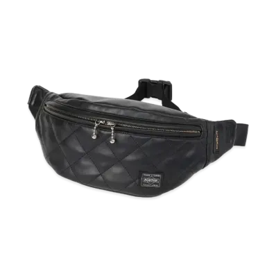 PORTER x Lewis Leathers Waist Bag "Black"