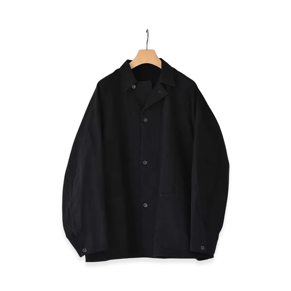COMOLI Denim Work Jacket "Black"