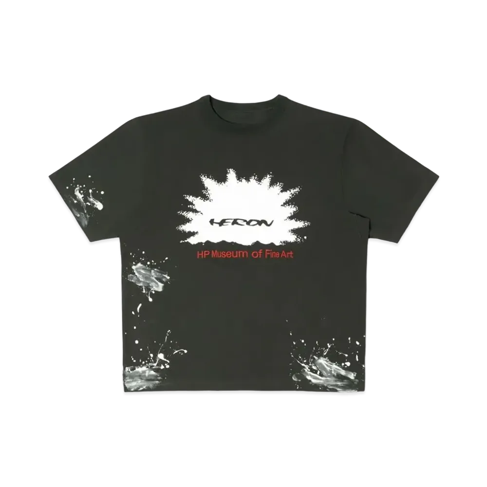 HERON PRESTON HP Museum SS Tee "Black/Red"