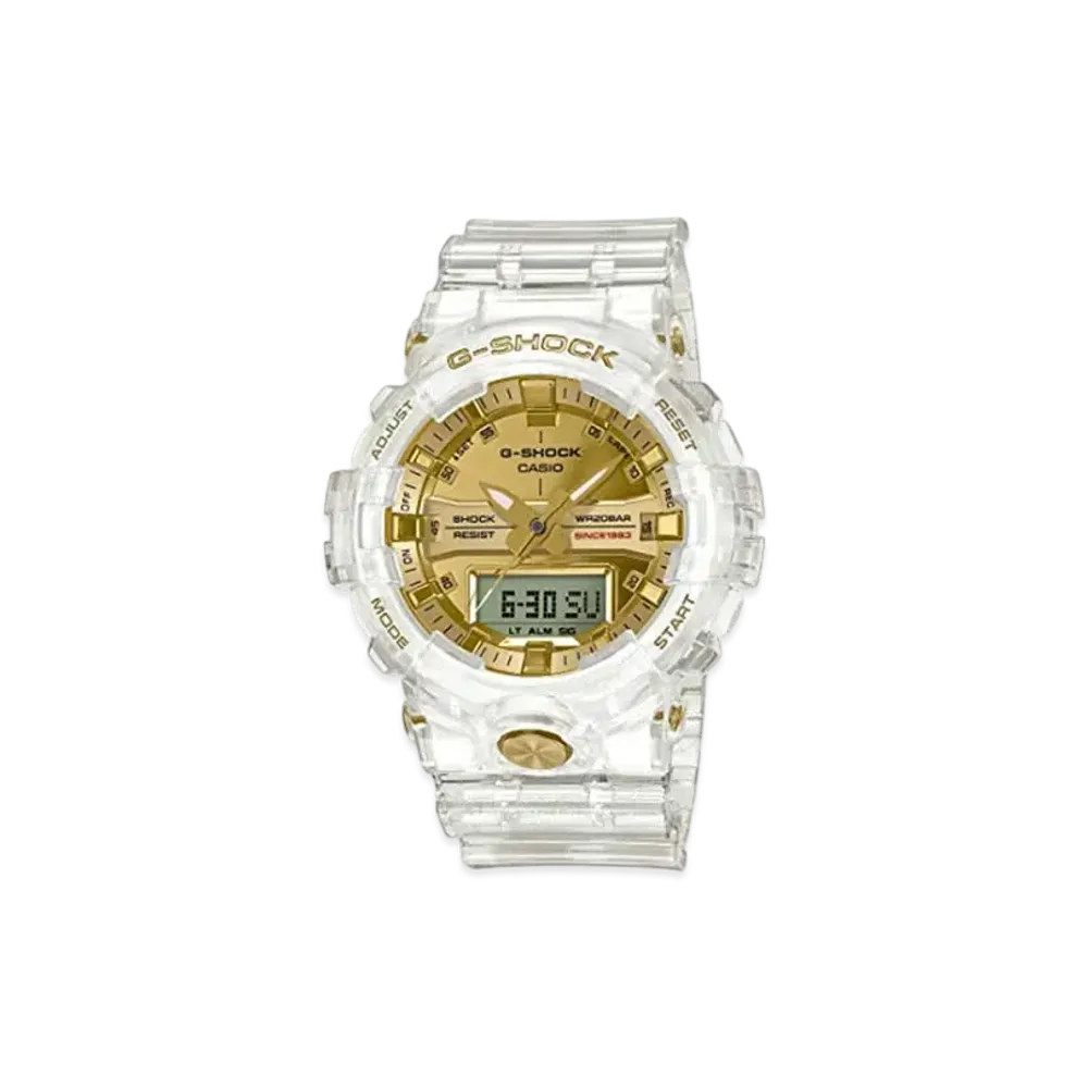 Casio G-Shock Glacier Gold GA835-7A - 44mm in Silicone
