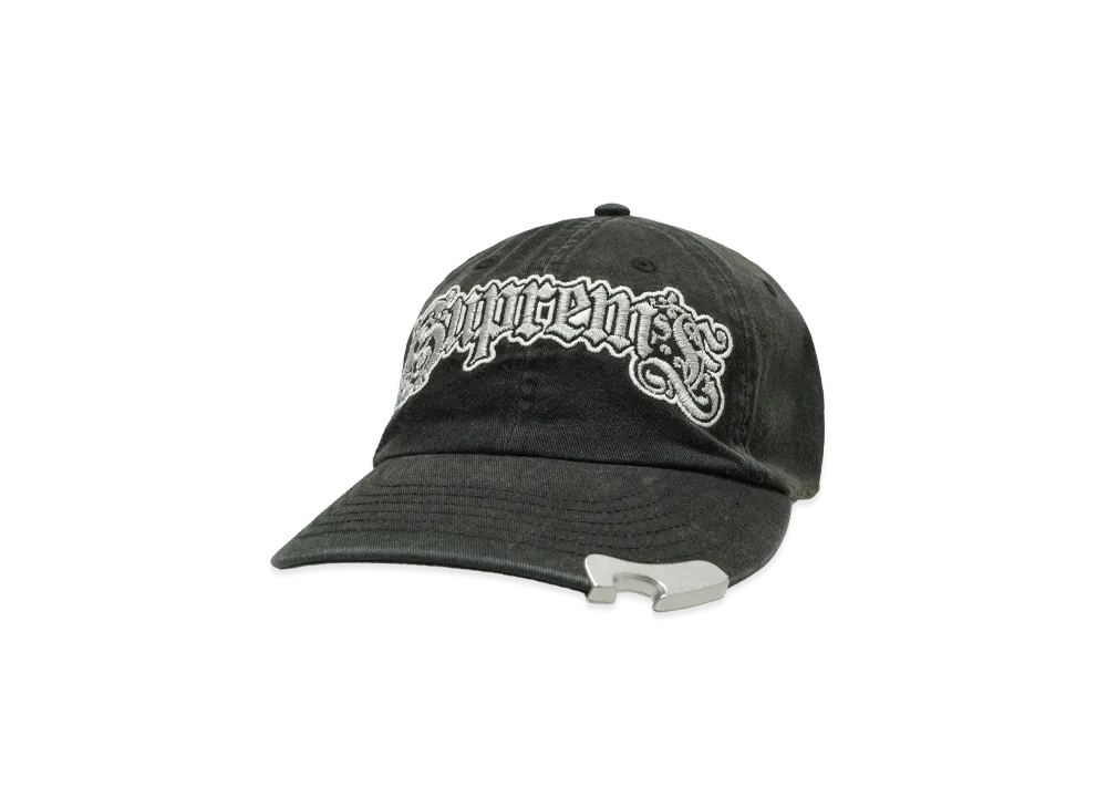 Supreme Bottle Opener 6-Panel "Black"