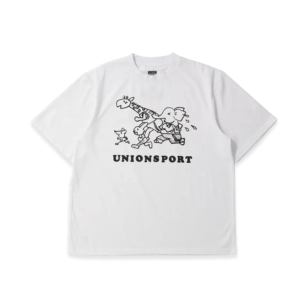 UNION x MIN-NANO UNION Sport Tee "White"