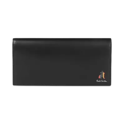 Paul Smith Marketry Bright Stripe Rabbit Long Wallet "Black"