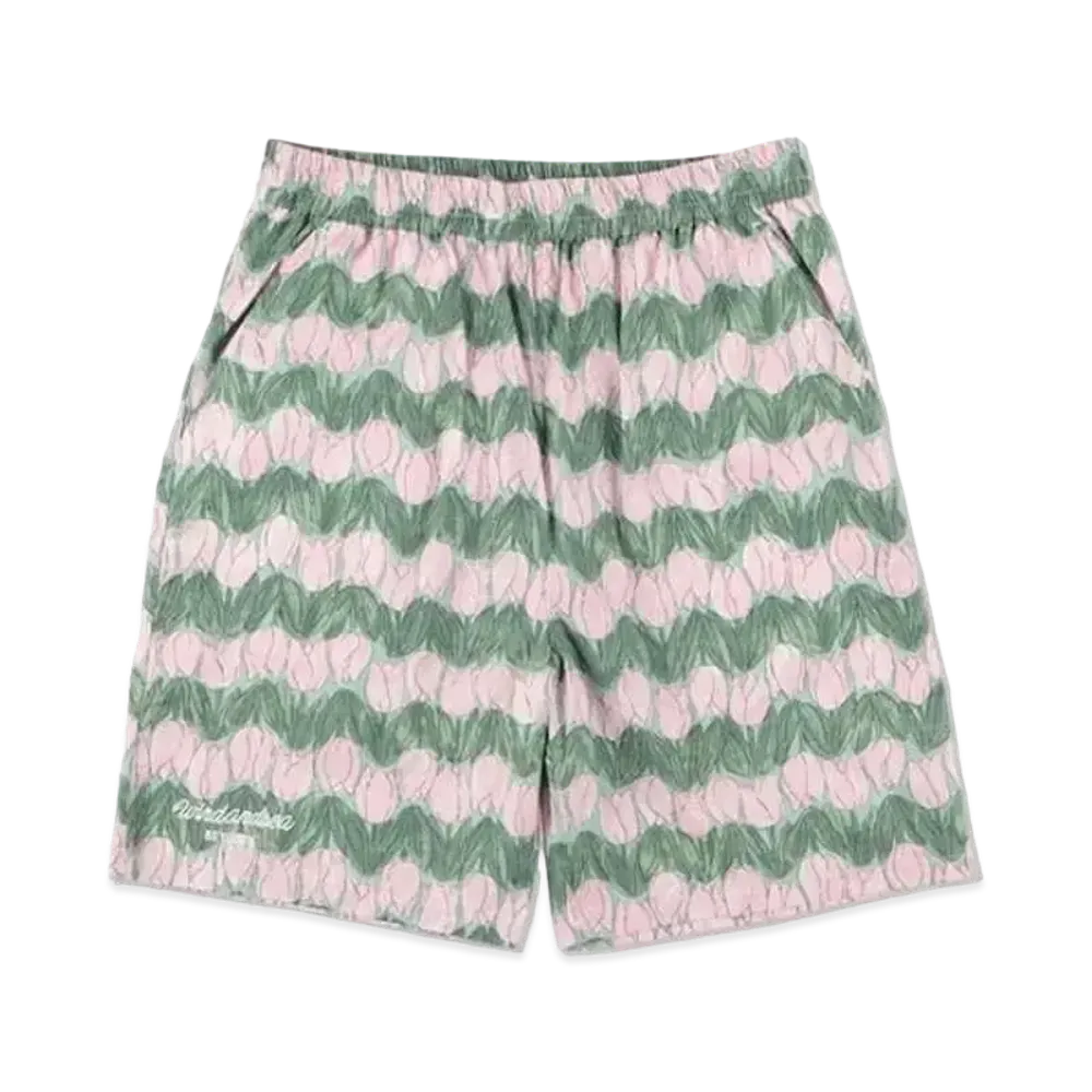 WIND AND SEA SEA (Tulipes-pattern) Shorts "Pink"