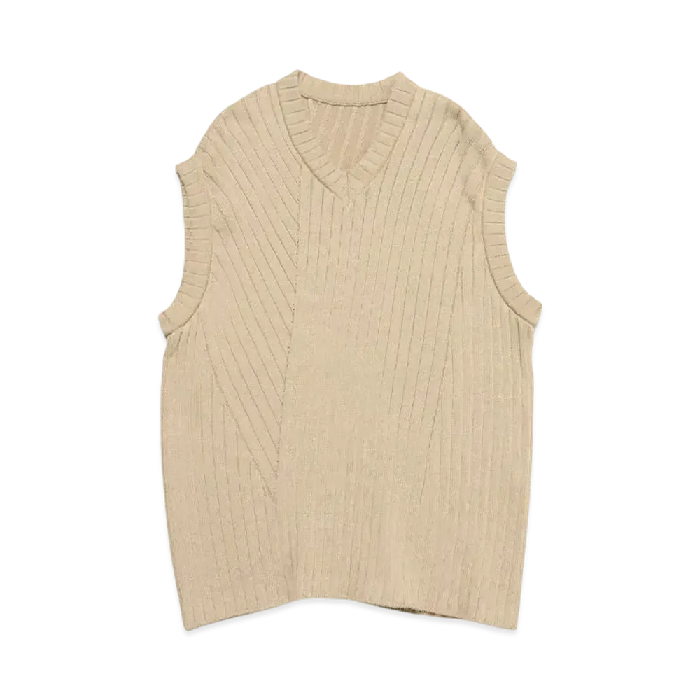 SOPHNET. Knit Vest "Beige"