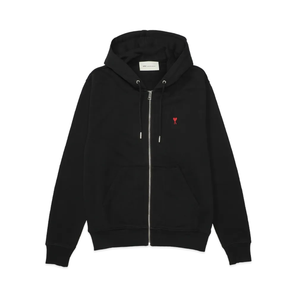 AMI PARIS 'Ami De Coeur' Hoodie "Black"
