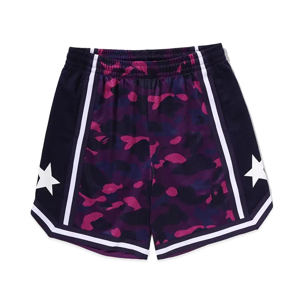 A BATHING APE Mesh Relaxed Fit Shorts "Purple"