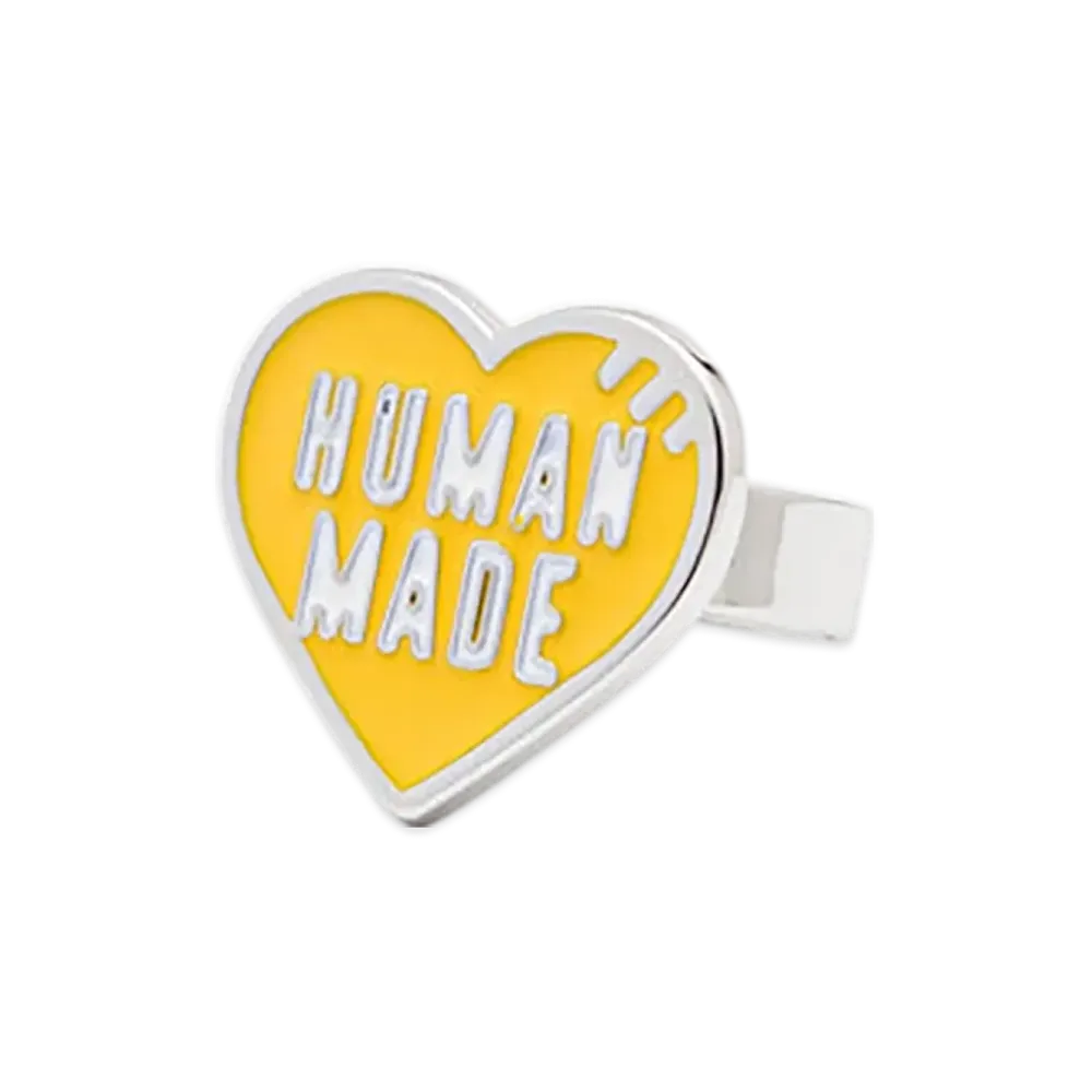 HUMAN MADE Heart Ring "Yellow" HM29GD155