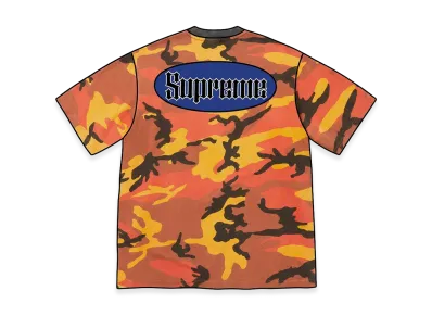 Supreme Cracked Pocket S/S Top "Orange Camo"