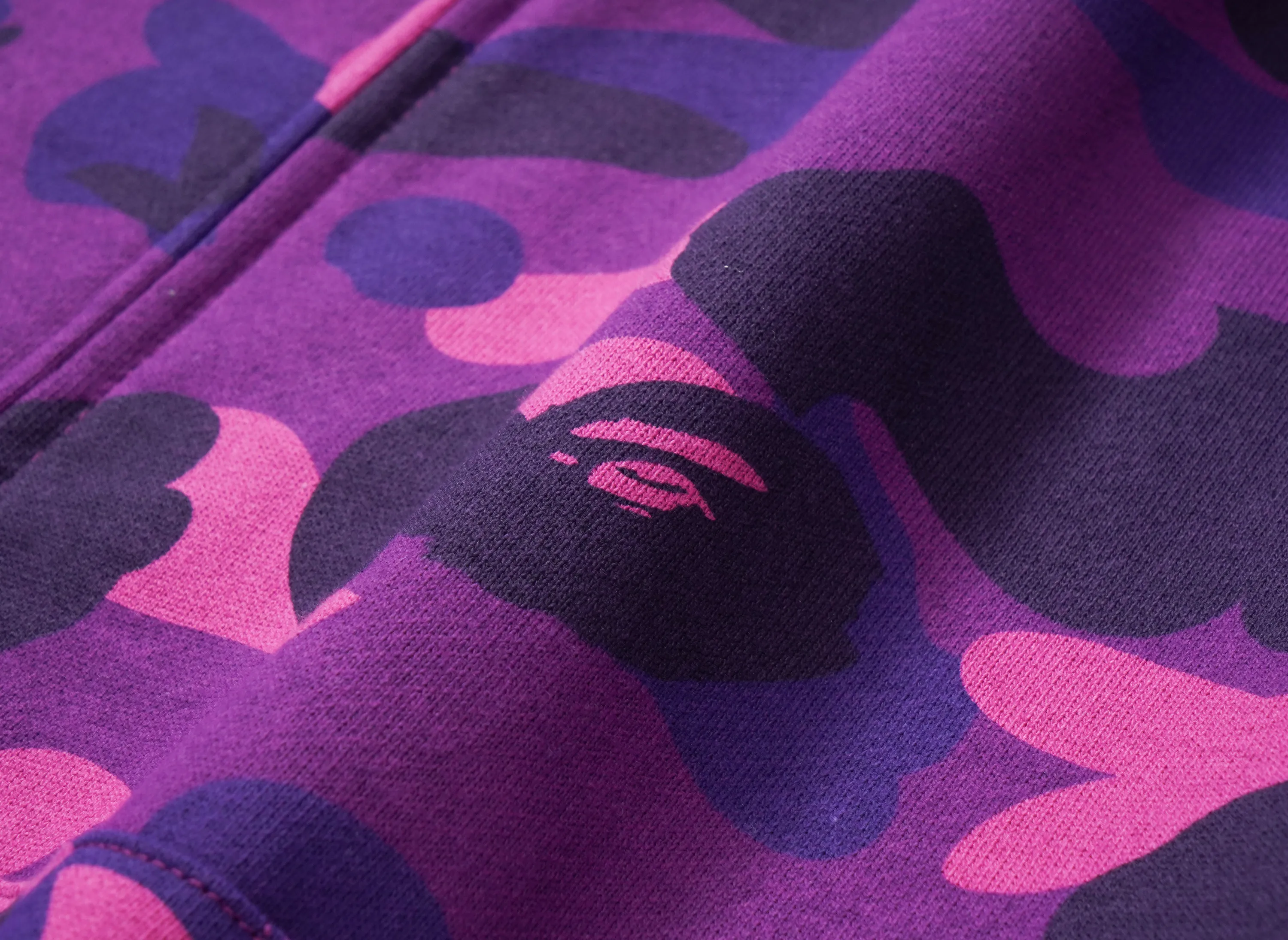 A BATHING APE Color Camo Shark Full Zip Hoodie 