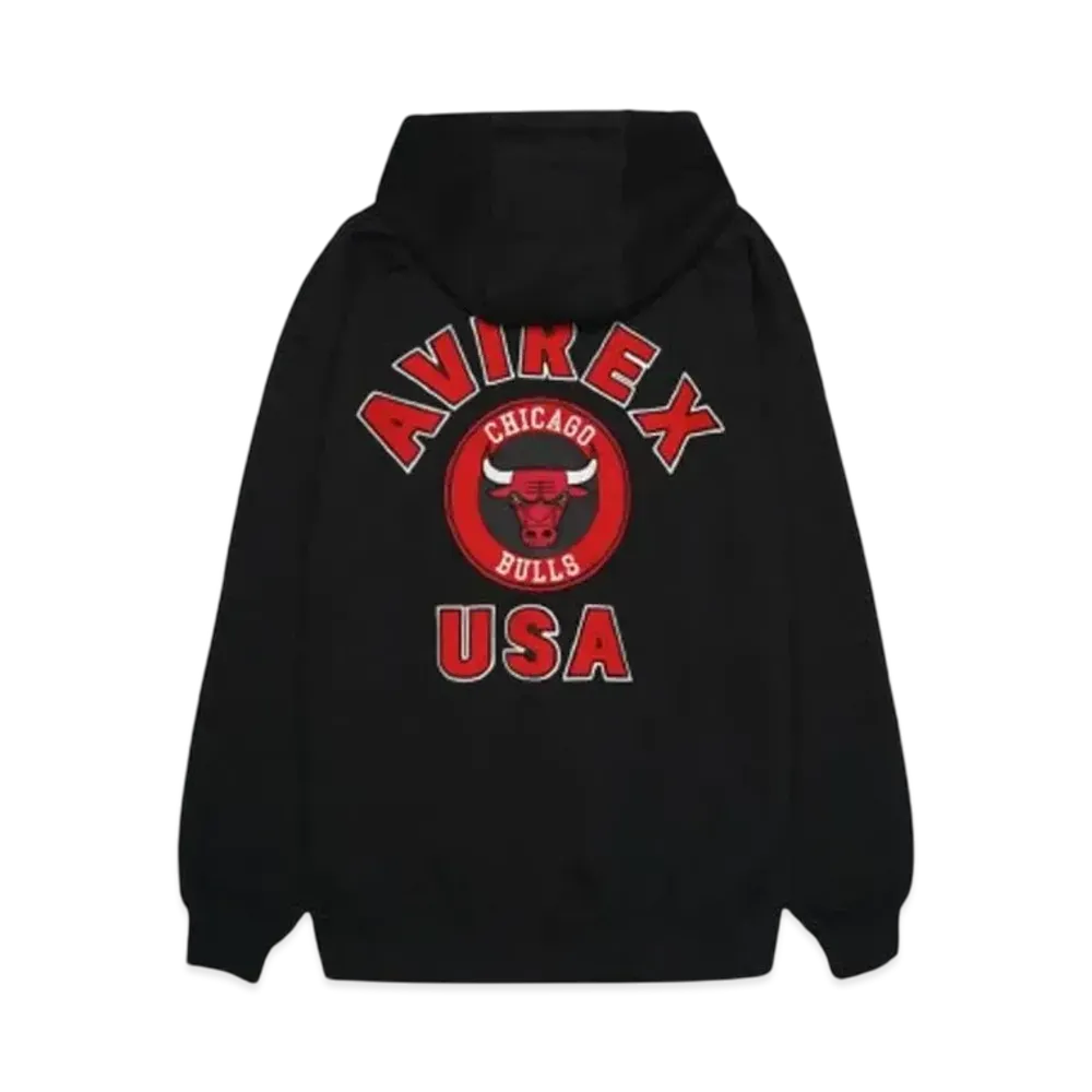NBA x AVIREX HOODY "RED"