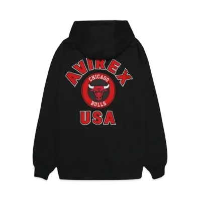 NBA x AVIREX HOODY "RED"