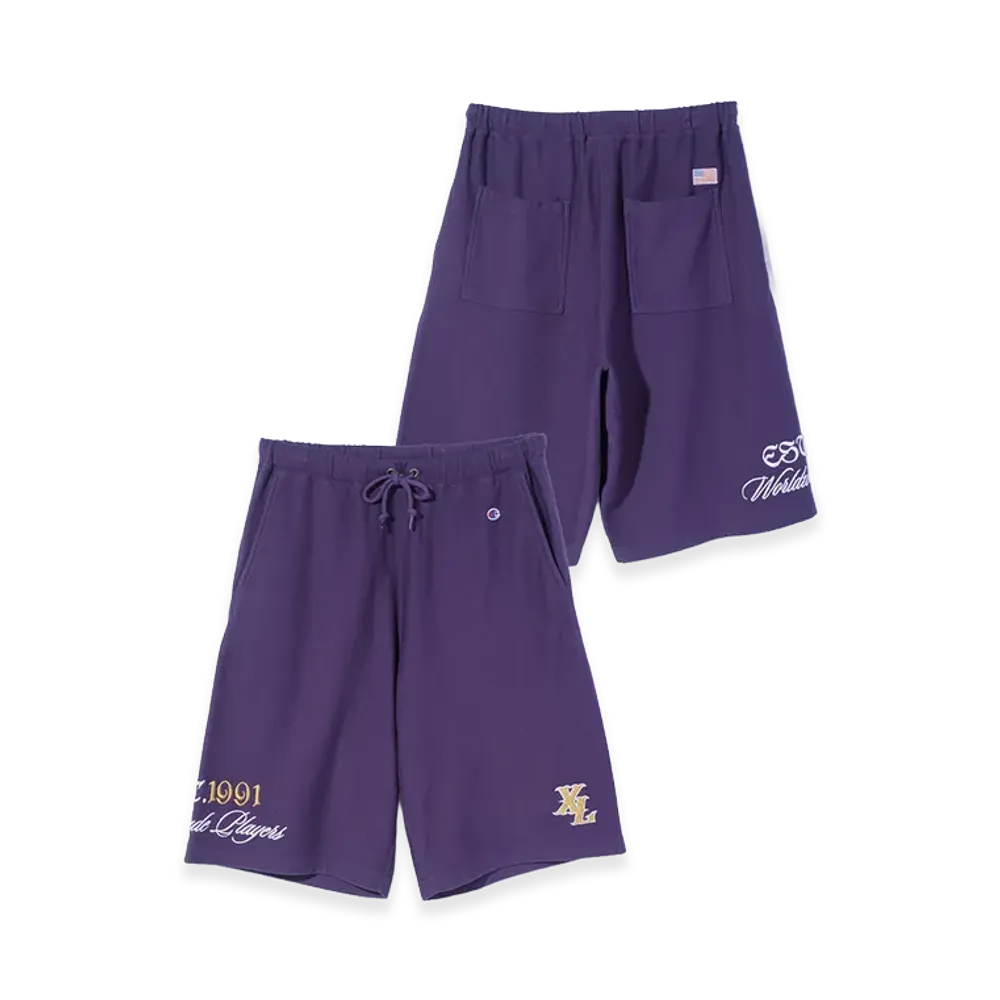 XLARGE x Champion Sweat Shorts "Purple"