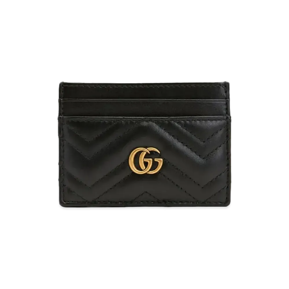 GUCCI GG Marmont Card Case "Black"