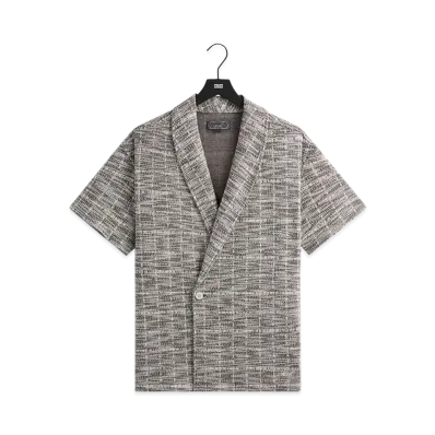 Kith Tweed Short Sleeve Thompson Crossover Shirt "Kindling"