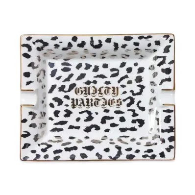 WACKO MARIA LEOPARD ASHTRAY-LARGE "White"