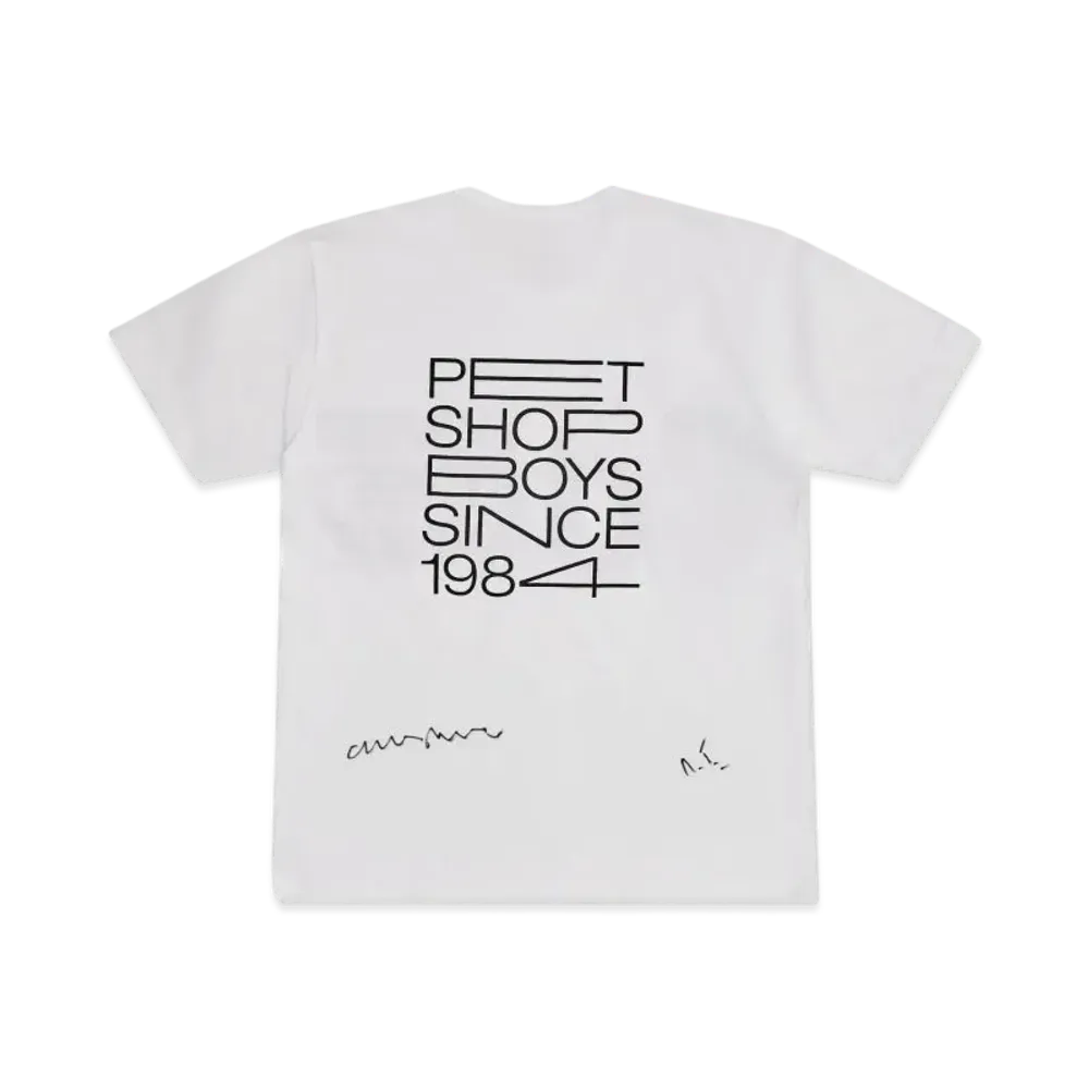 Dover Street Market London x Pet Shop Boys 20th Anniversary Tee "White"