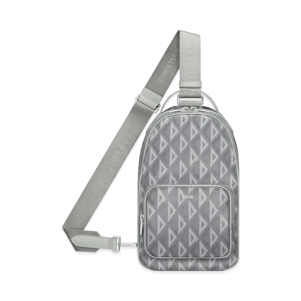 Dior Rider Mini Backpack CD Diamond Canvas "Gray"