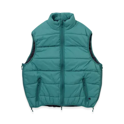DAIWA PIER39 Tech Reversible Climbers Puff Vest "Emerald Green x Black"