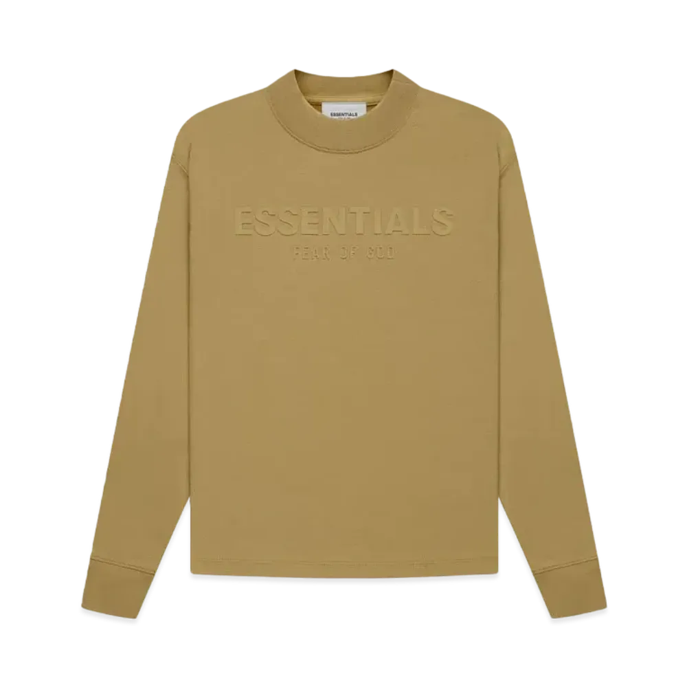 FEAR OF GOD ESSENTIALS KIDS L/S TEE "Amber"