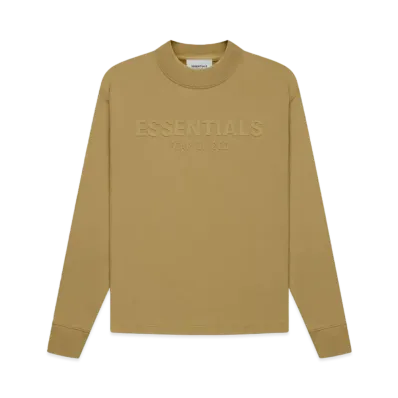 FEAR OF GOD ESSENTIALS KIDS L/S TEE "Amber"