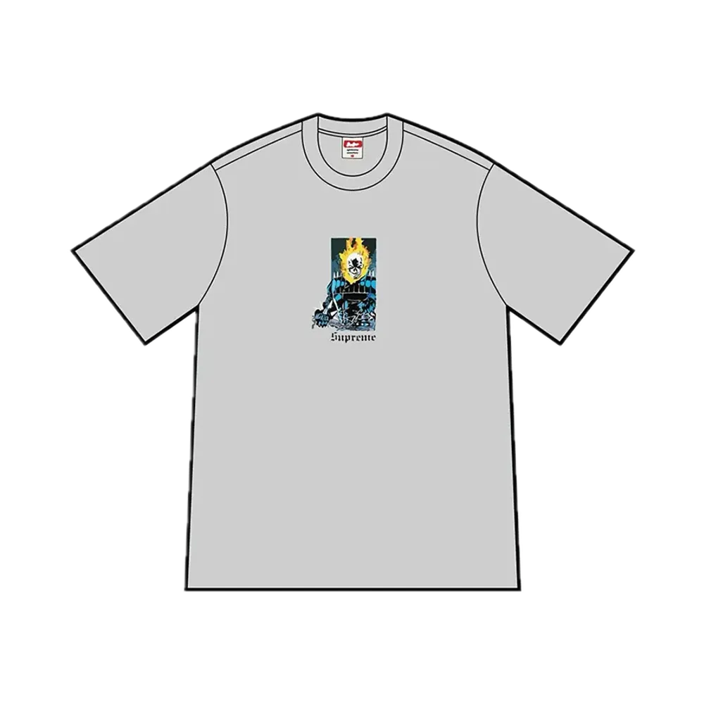 Supreme Ghost Rider Tee "Heather Grey"
