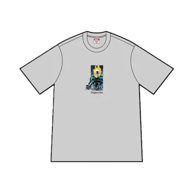Supreme Ghost Rider Tee "Heather Grey"