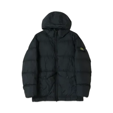 Stone Island Garment Dyed Crinkle Reps Recycled Nylon Down "Black" 811540723