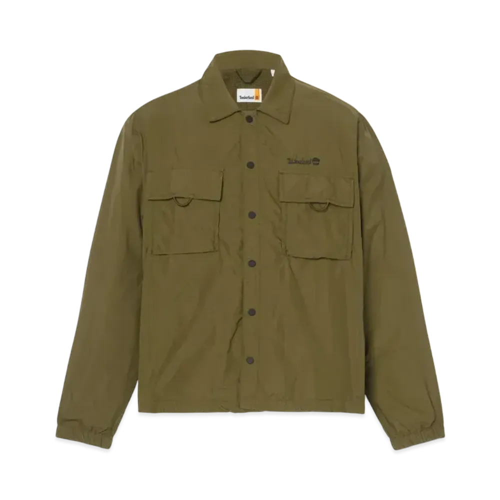 Timberland Men's Water Reparent Shirt Jacket "Dark Olive"