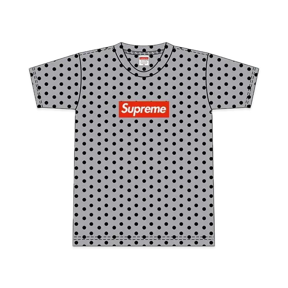 Supreme x COMME des GARCONS SHIRT Polka Dot Tee "Grey"