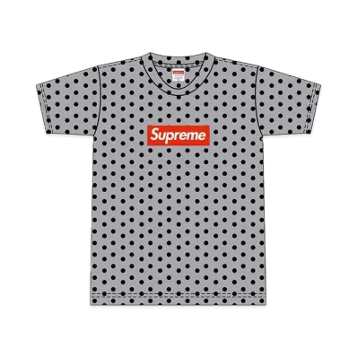 Supreme x COMME des GARCONS SHIRT Polka Dot Tee "Grey"