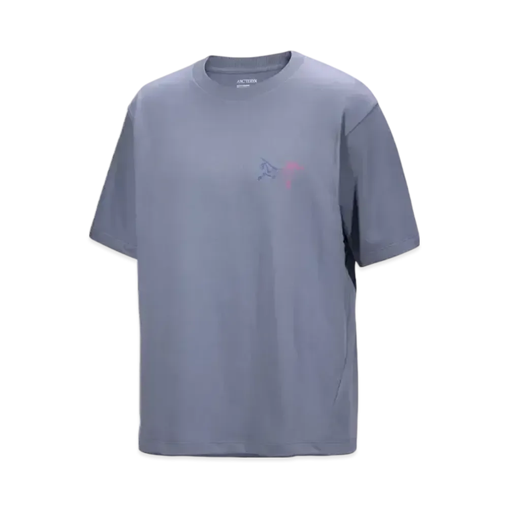 ARC'TERYX Crag Cotton Logo Short Sleeve "Stratus/Multi"