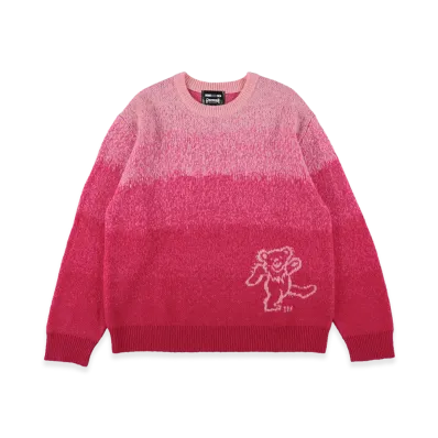WIND AND SEA x Grateful Dead Jacquard Knit Sweater "Pink"