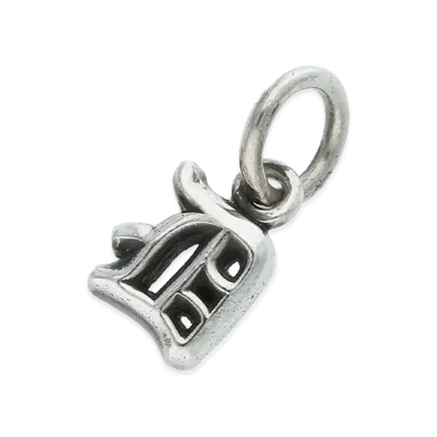 Chrome Hearts Alphabet Stack Charm D Initial Charm "Silver"