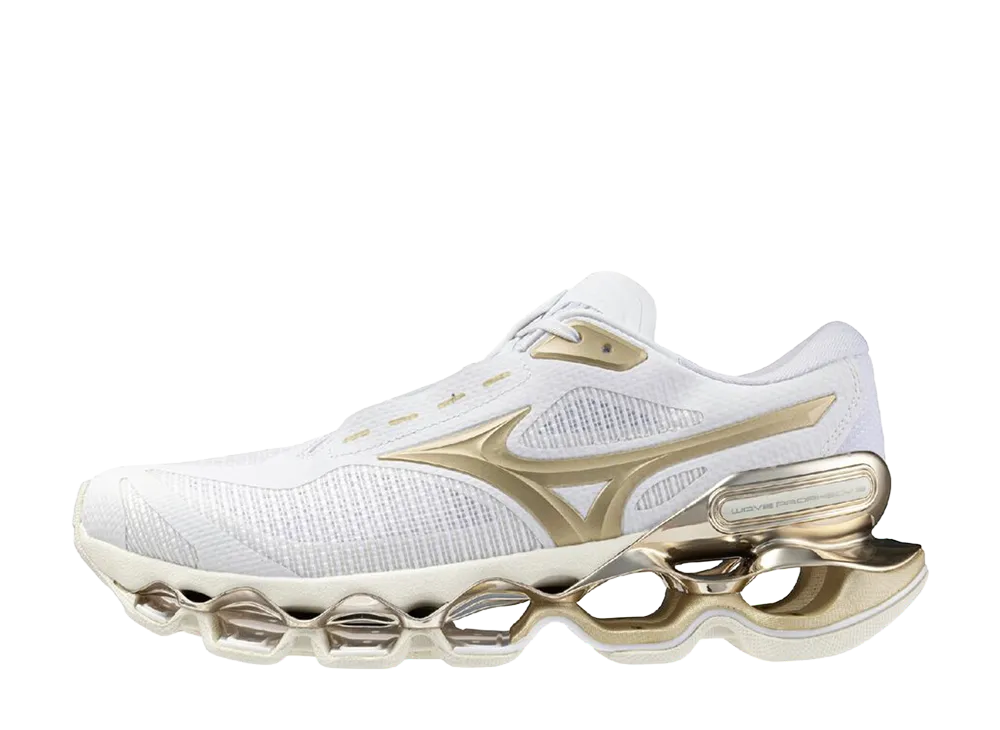 Mizuno Wave Prophecy 15 "White/Gold"