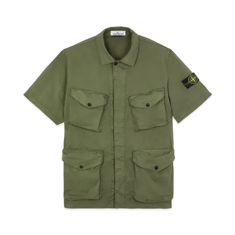 Stone Island 10210 STRETCH COTTON GABARDINE "Sage Green"