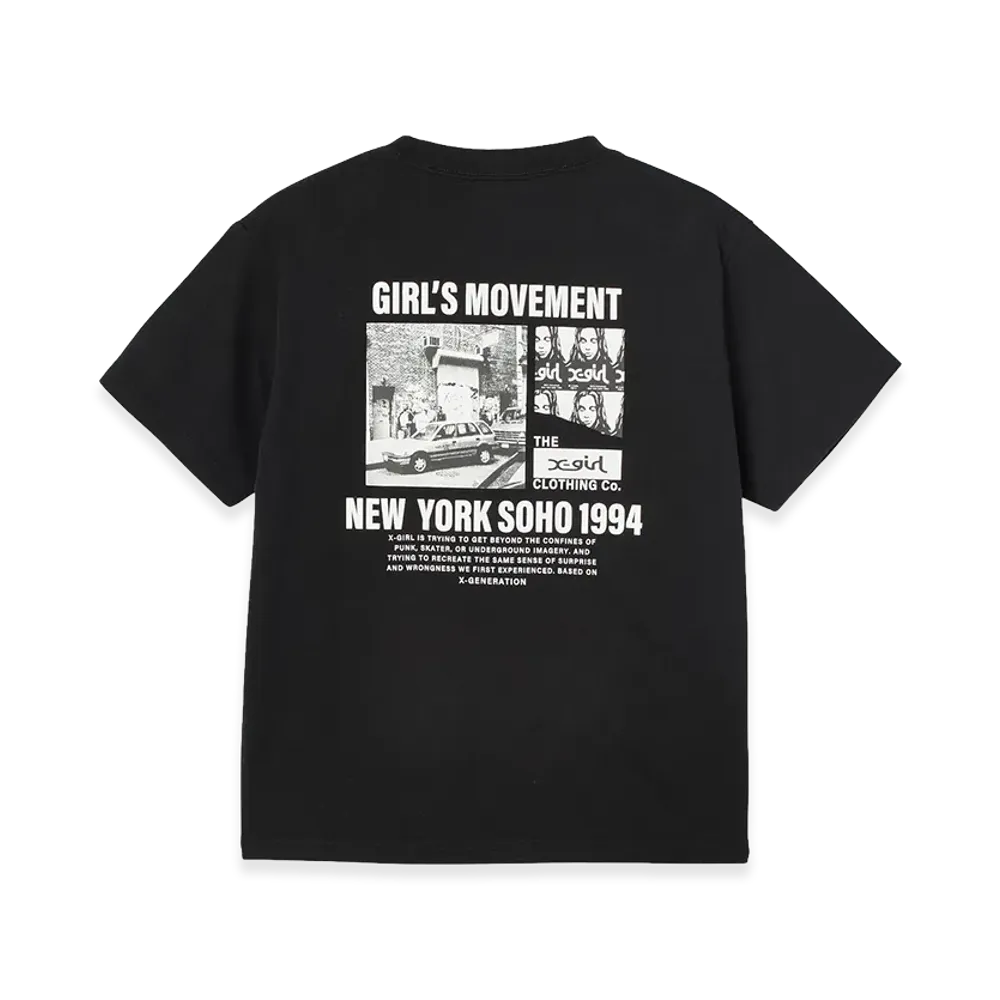 X-Girl History S/S Tee "Black"