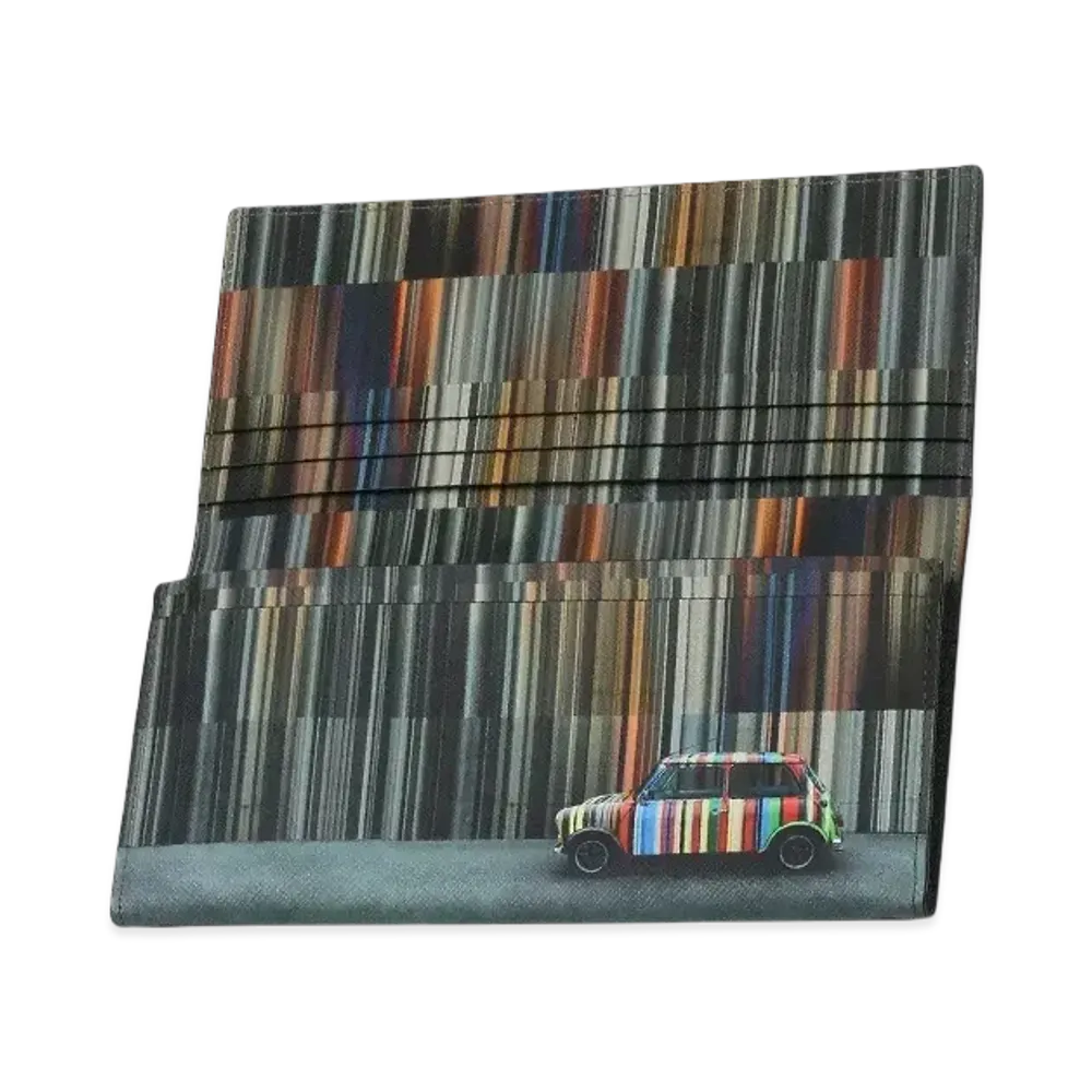 Paul Smith Mini Stripe Wall Long Wallet "Black"