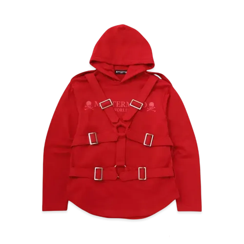 mastermind WORLD Parachute Hoodie "Red"