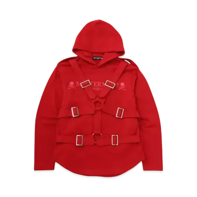 mastermind WORLD Parachute Hoodie "Red"
